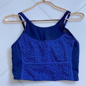 Blue Lululemon Athletica Sports Bra